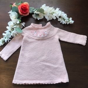 Janie and Jack Lamb Wool Mix Sweater Dress